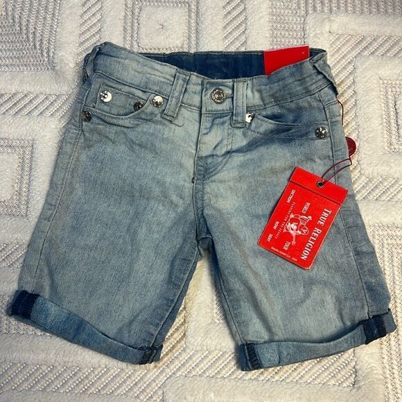 TRUE RELIGION - TODDLER KIDS GENO SHORT - Picture 1 of 7